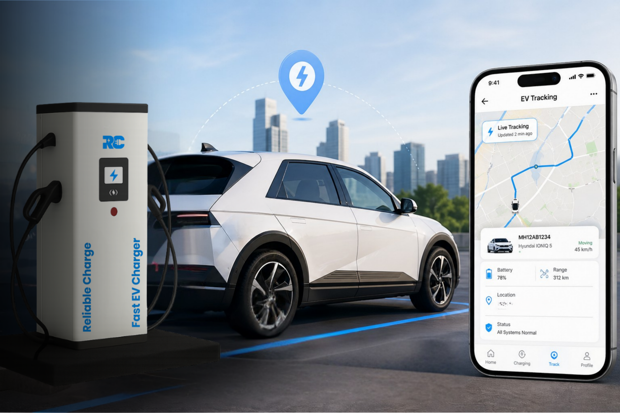 EV tracking systems for electric vehicle owners in India