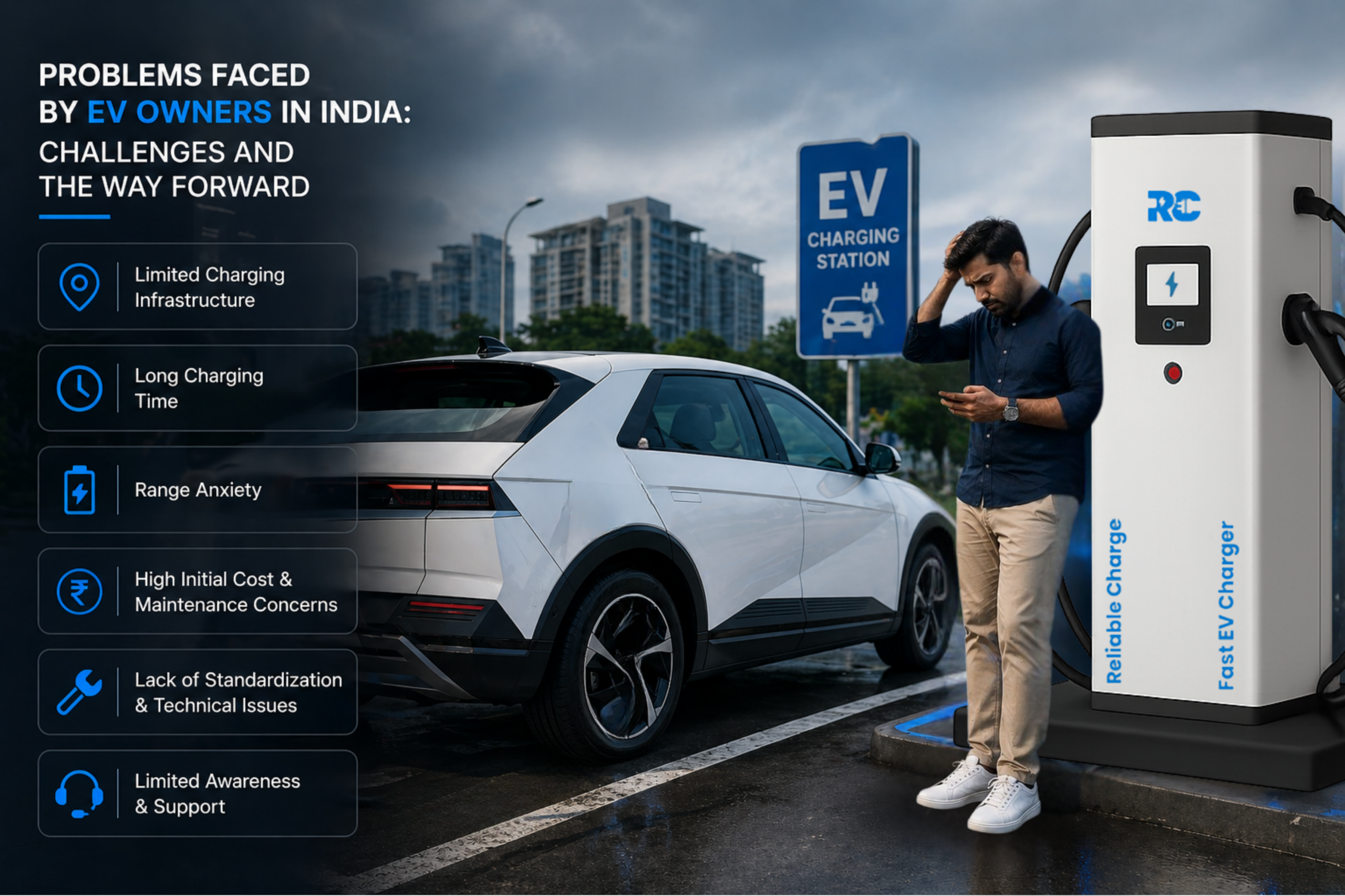 Challenges faced by electric vehicle owners in India