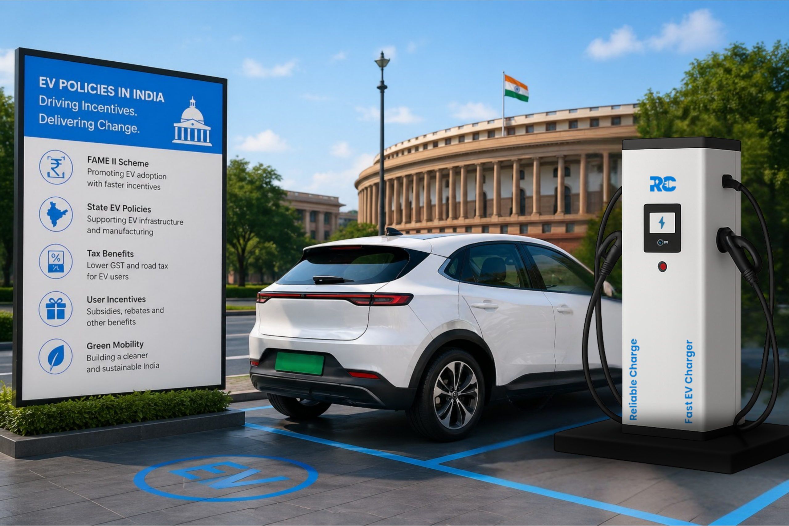 Electric vehicle policies and user incentives in India