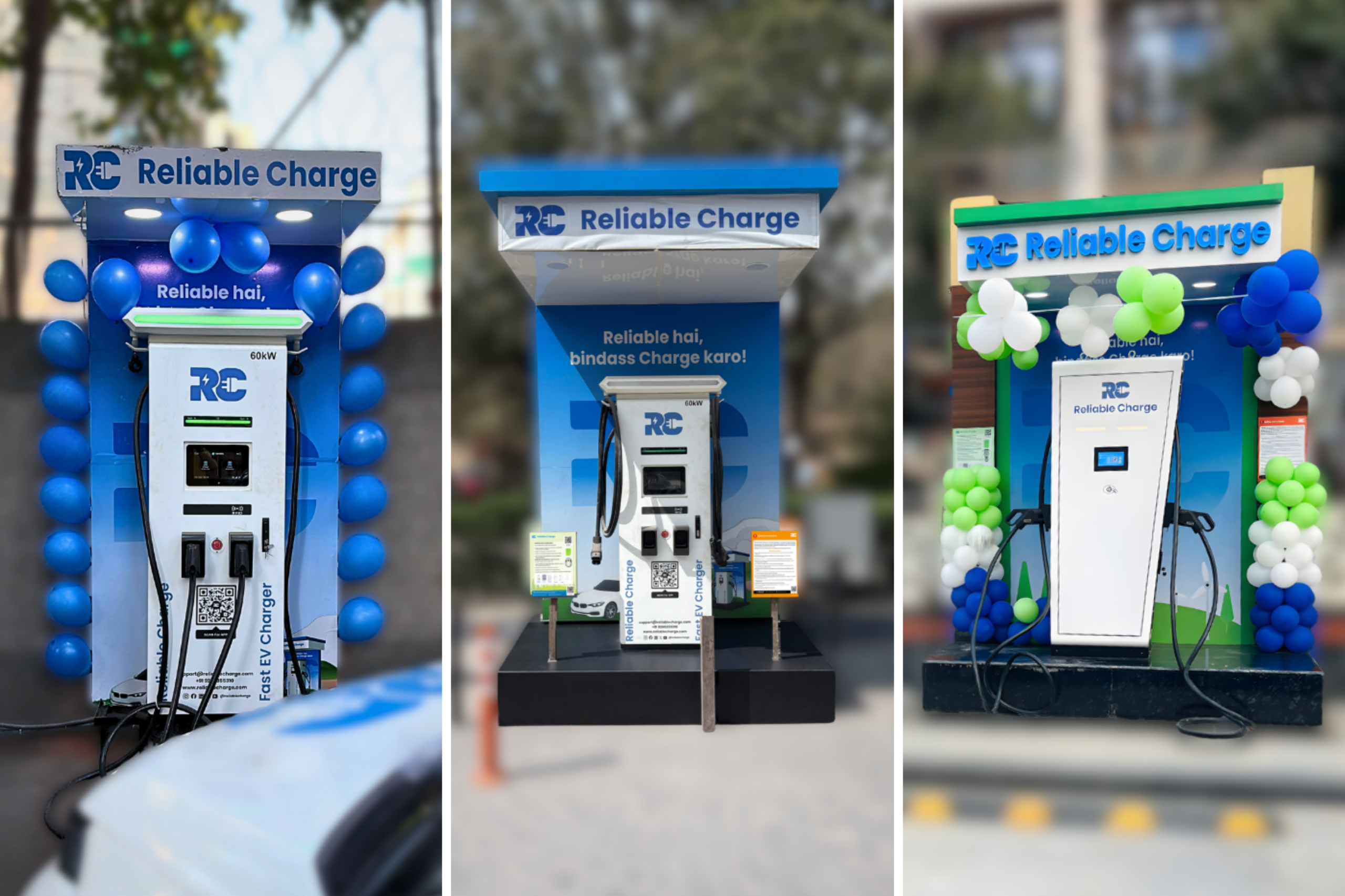 EV charger installation near residential areas and offices in India